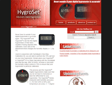 Tablet Screenshot of hygroset.com
